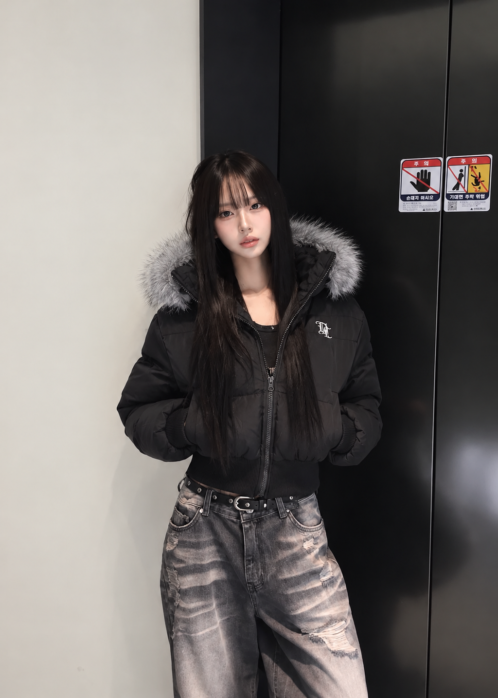 Felvira fur puffer jacket