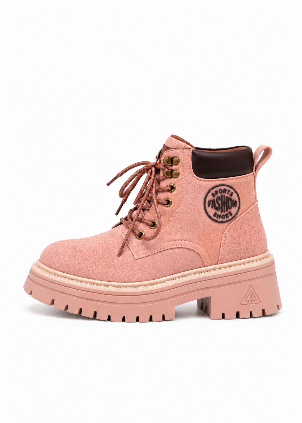 Suede Platform Lace-up Boots