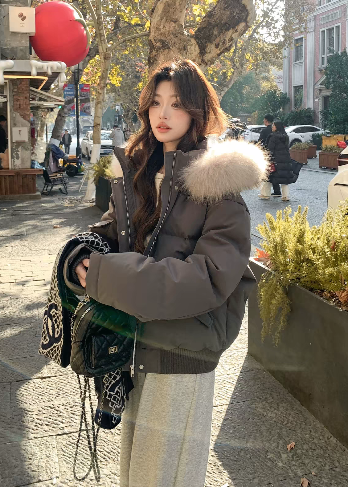 Velmira Luxe Fur Puffer Jacket