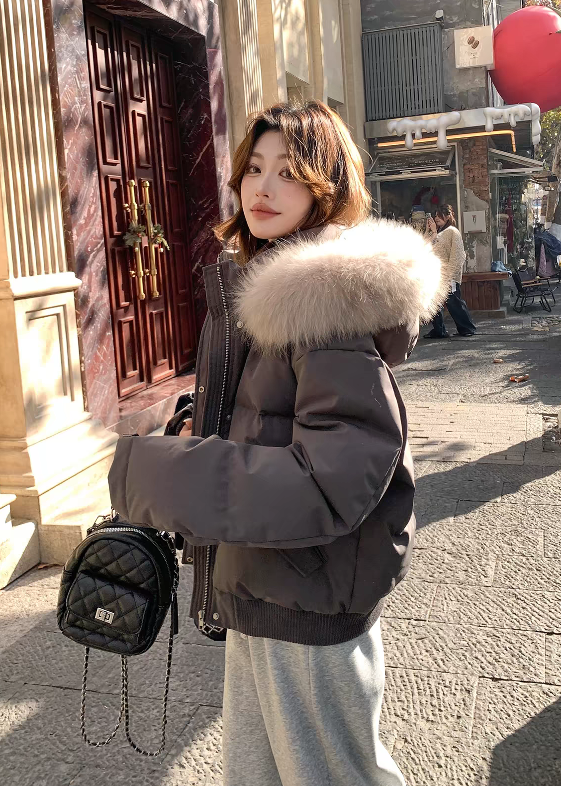 Velmira Luxe Fur Puffer Jacket