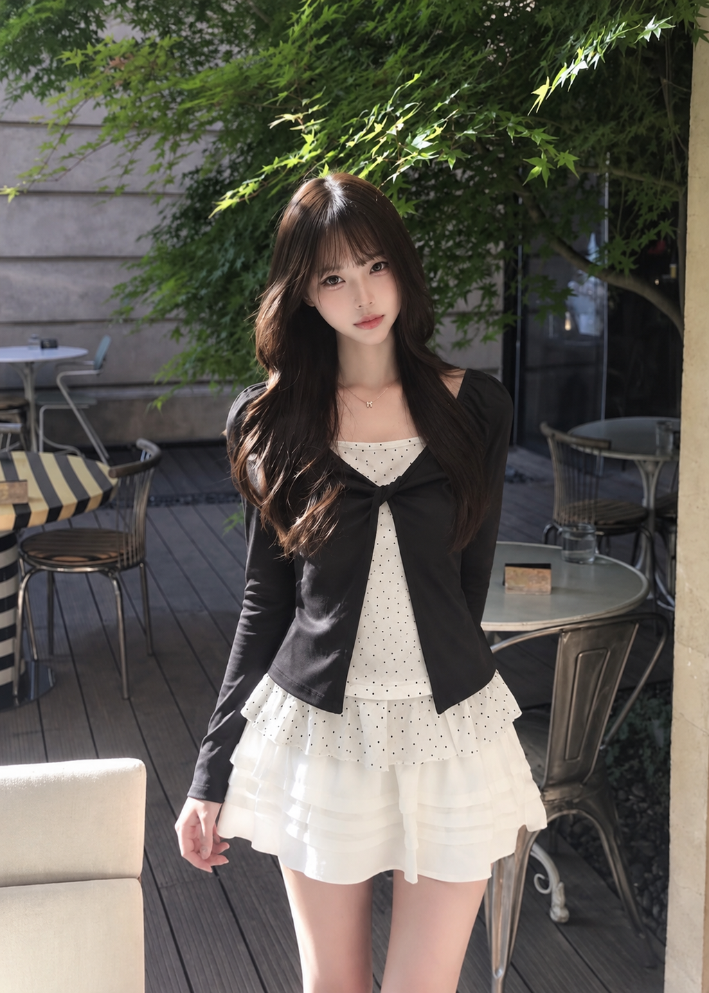 Luvielle Twist Layered Top