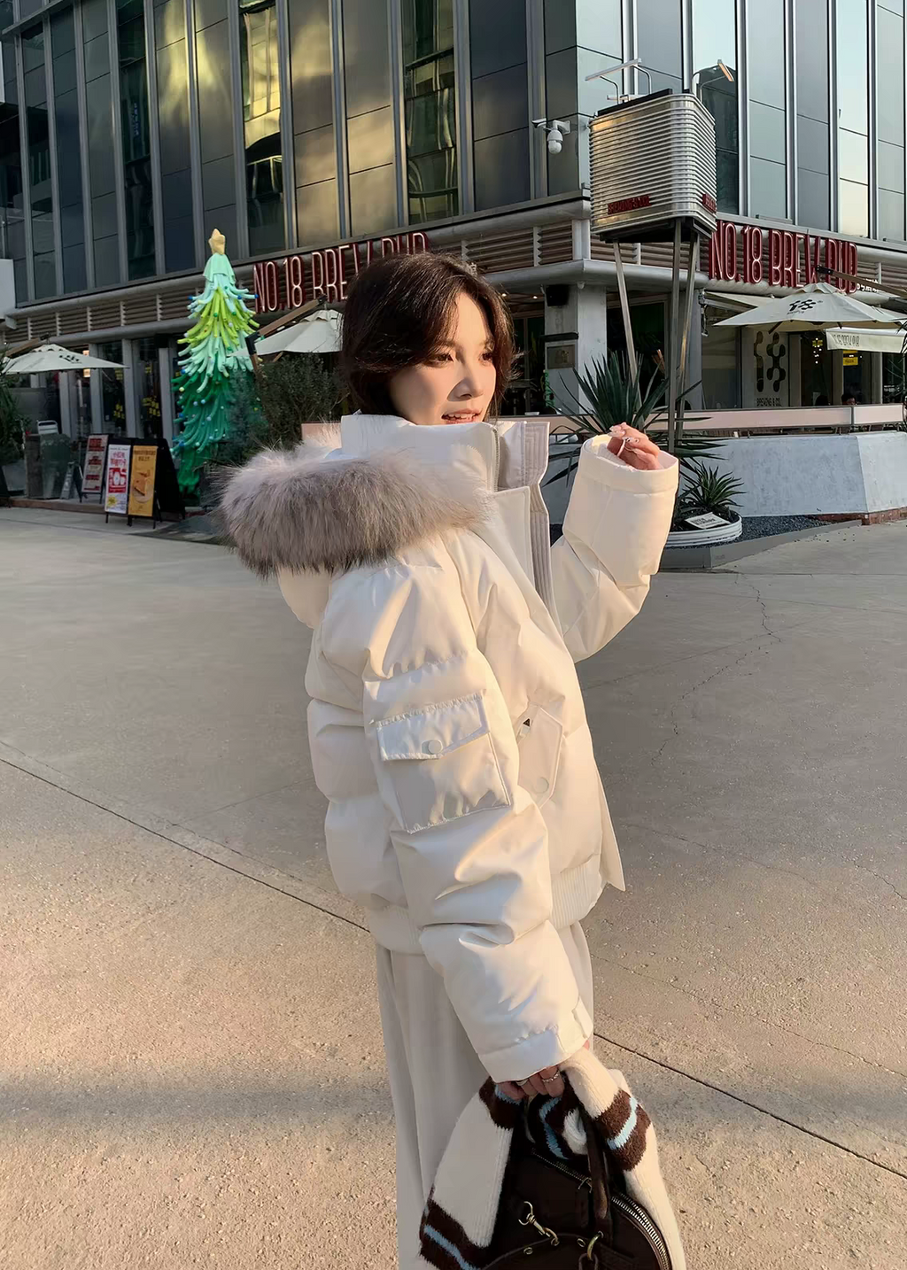 Velmira Luxe Fur Puffer Jacket