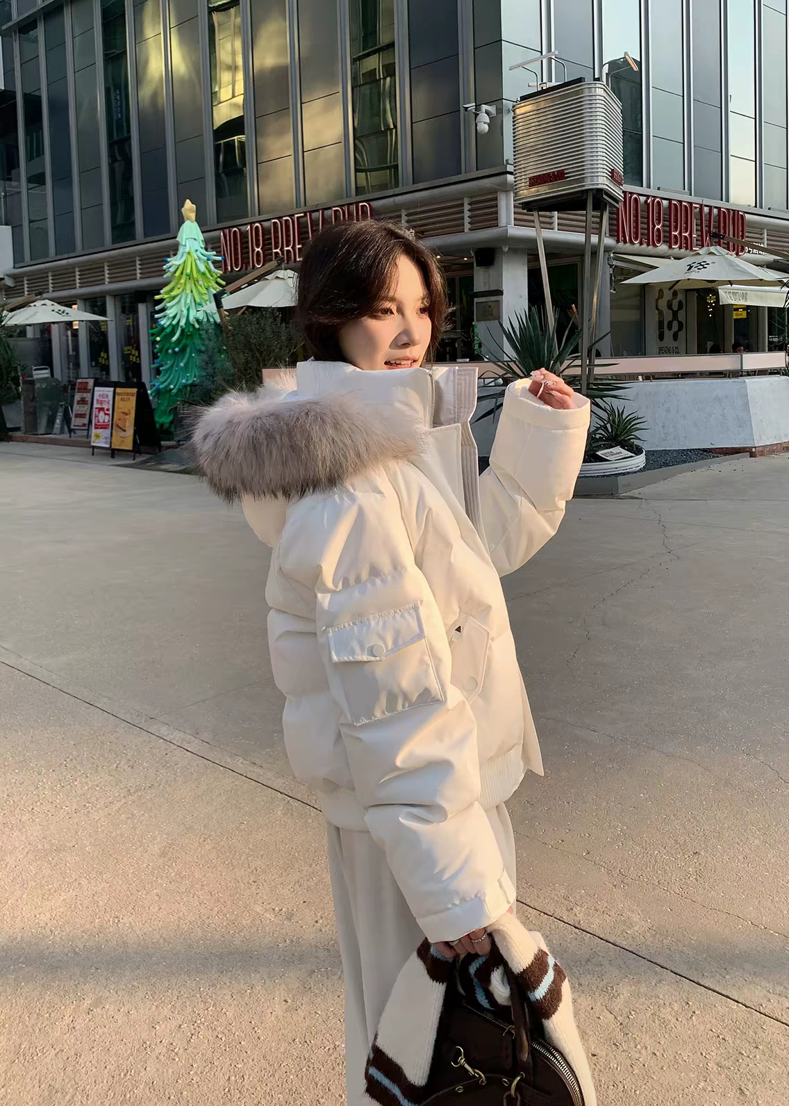 Velmira Luxe Fur Puffer Jacket