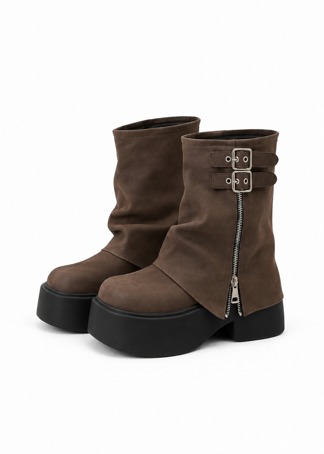 Velora Double Buckle Boots