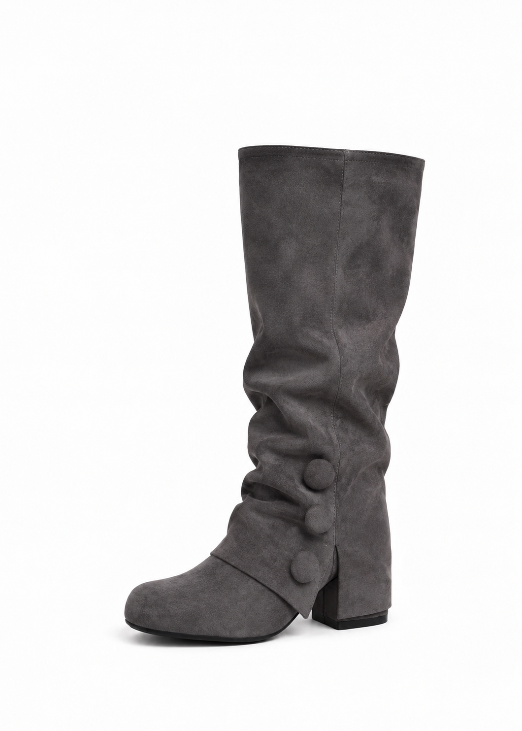 Velmora Button Slouch Boots