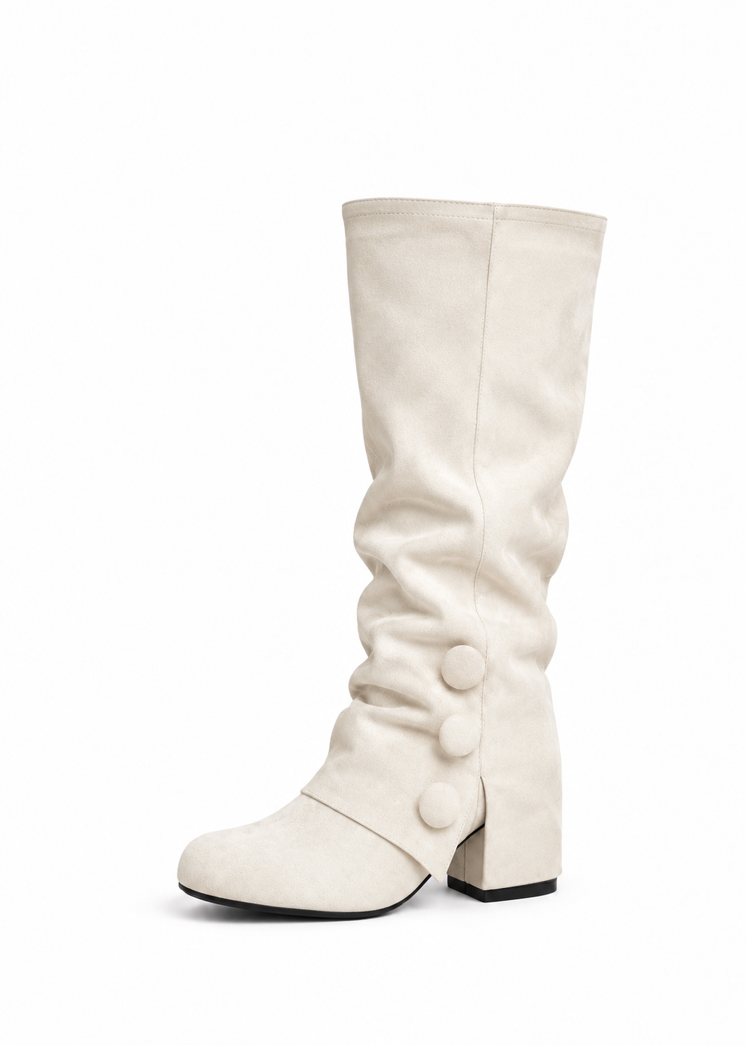 Velmora Button Slouch Boots