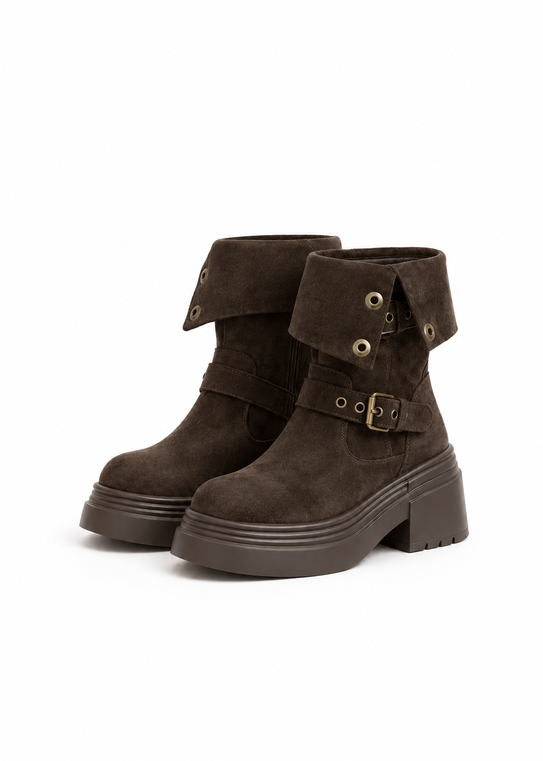 Velmora Fold Belt Boots