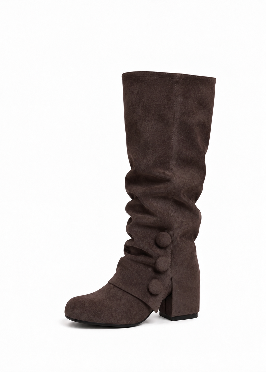 Velmora Button Slouch Boots
