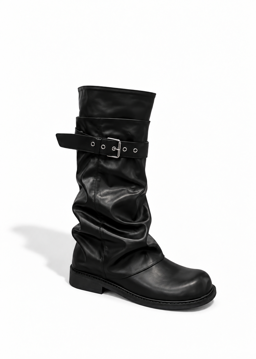 Velsia buckle slouch boots