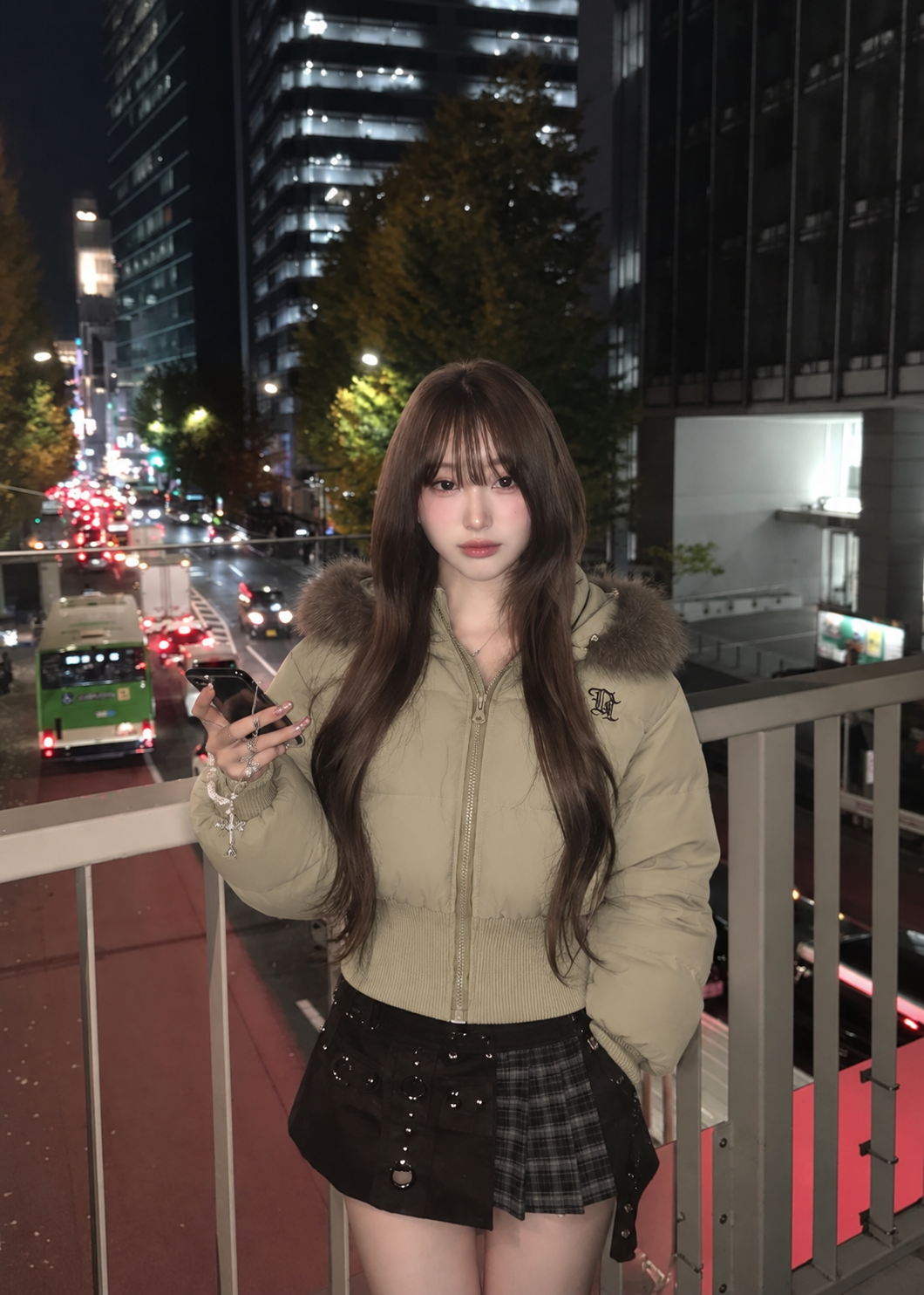 Felvira fur puffer jacket