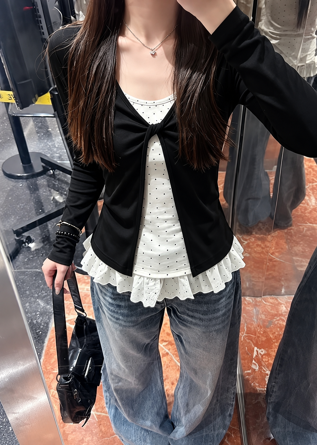 Luvielle Twist Layered Top