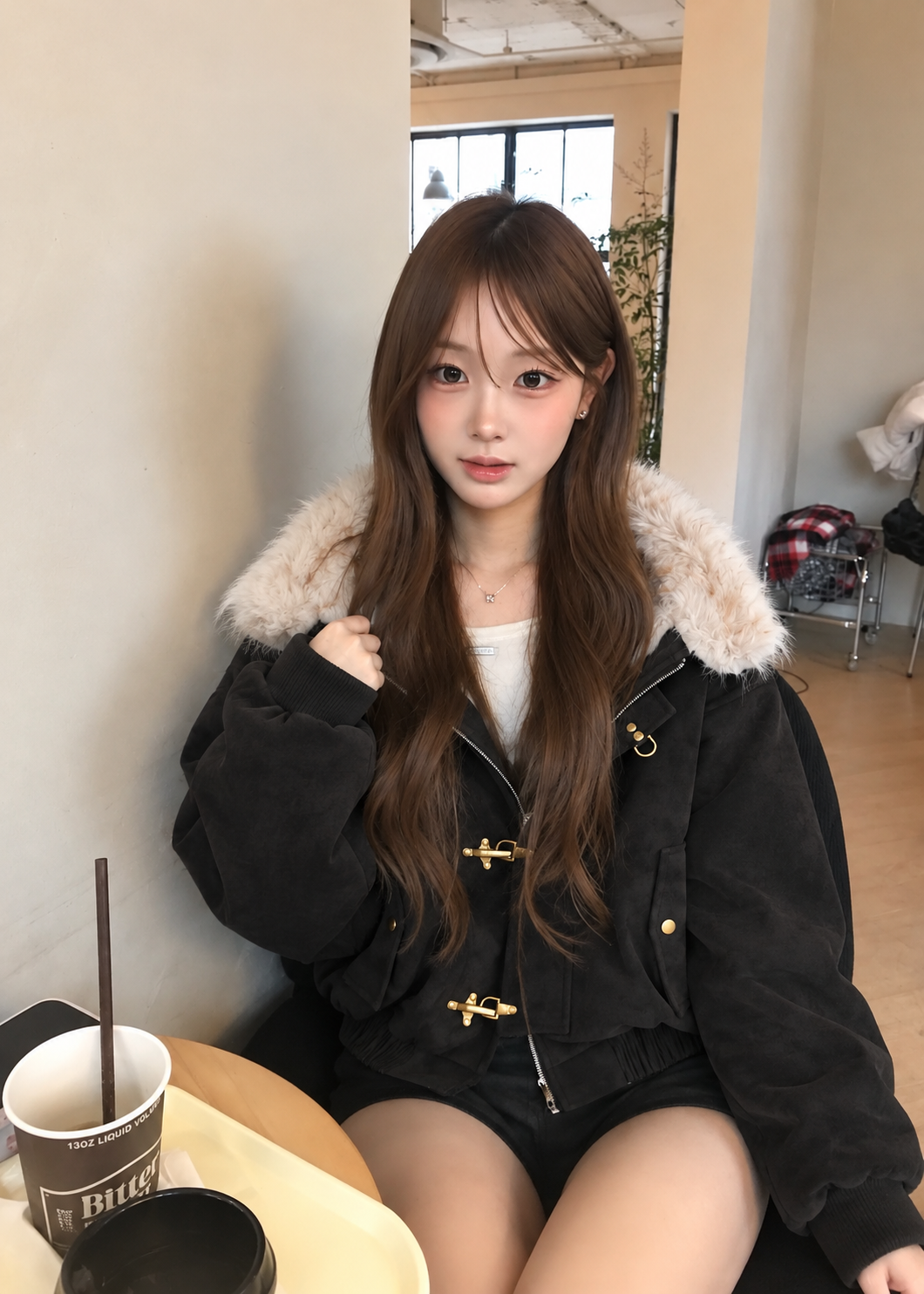 Velmora Fur Hood Jacket