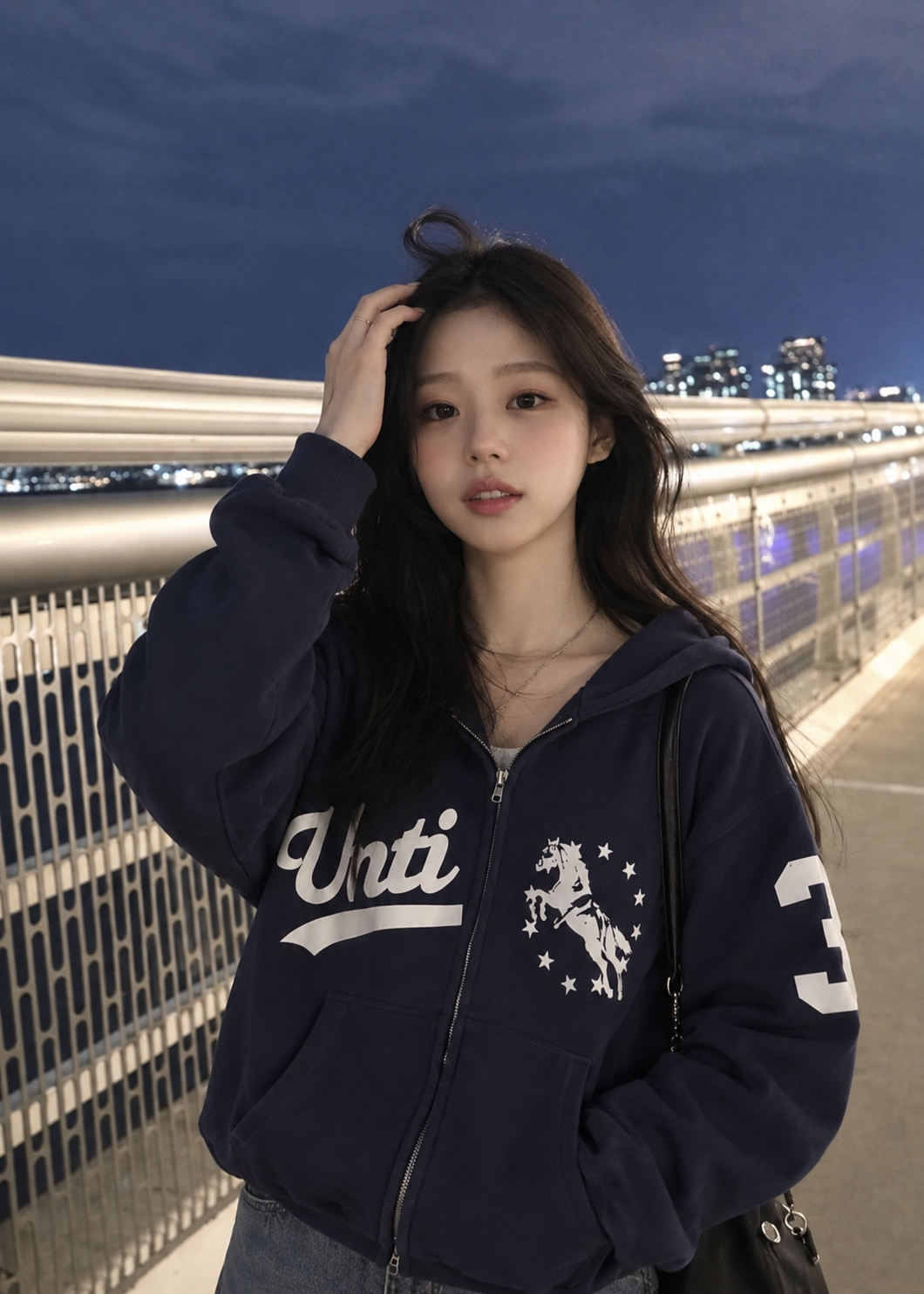 Velrisa Star Horse Zip Hoodie