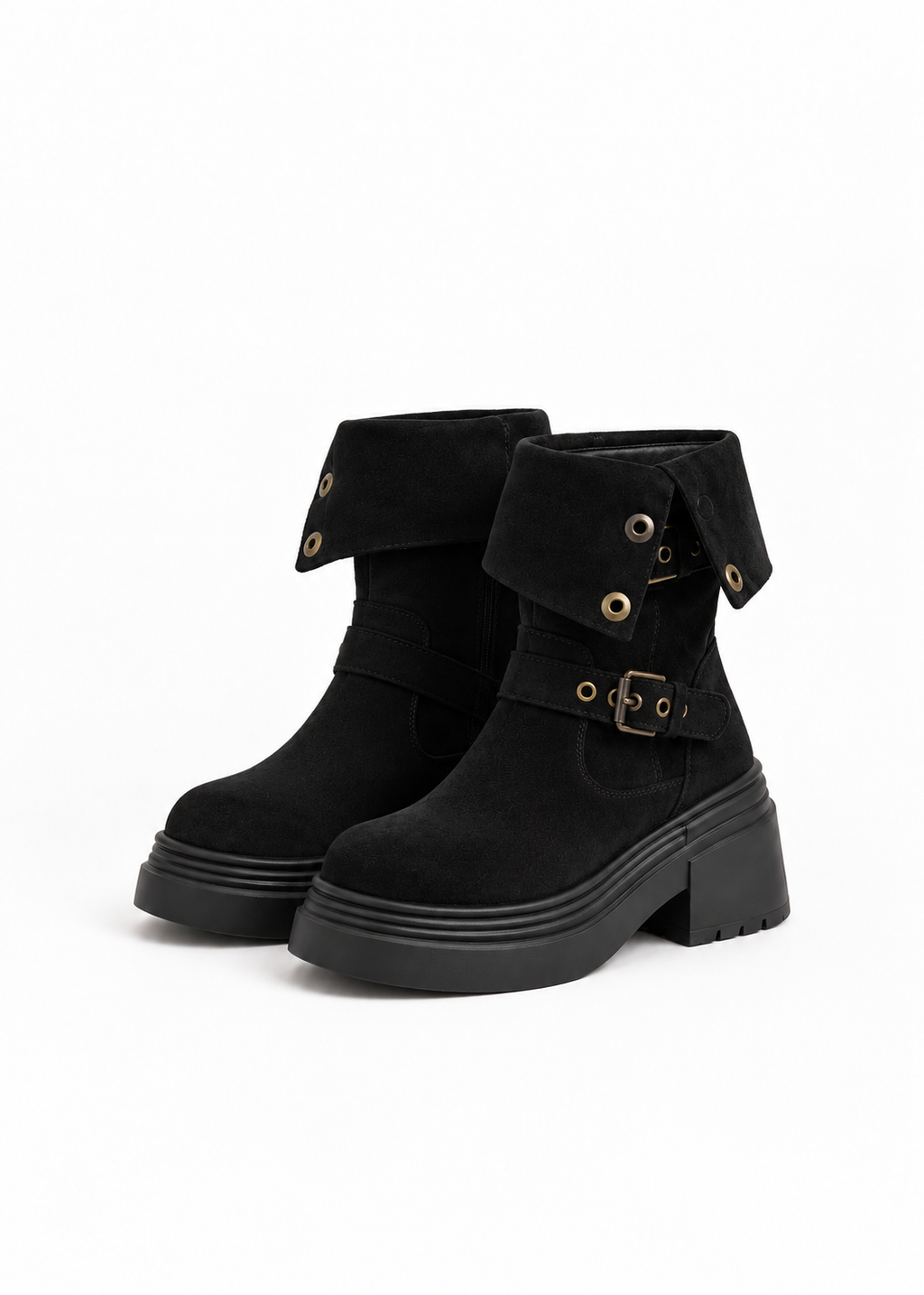 Velmora Fold Belt Boots