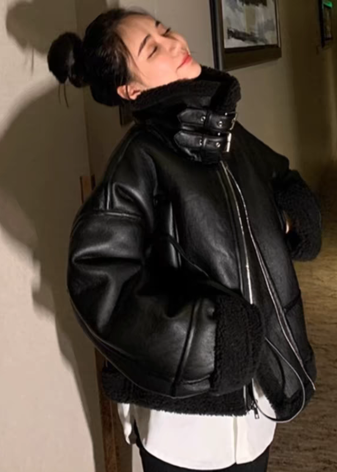 Velmora Boa Trim Jacket
