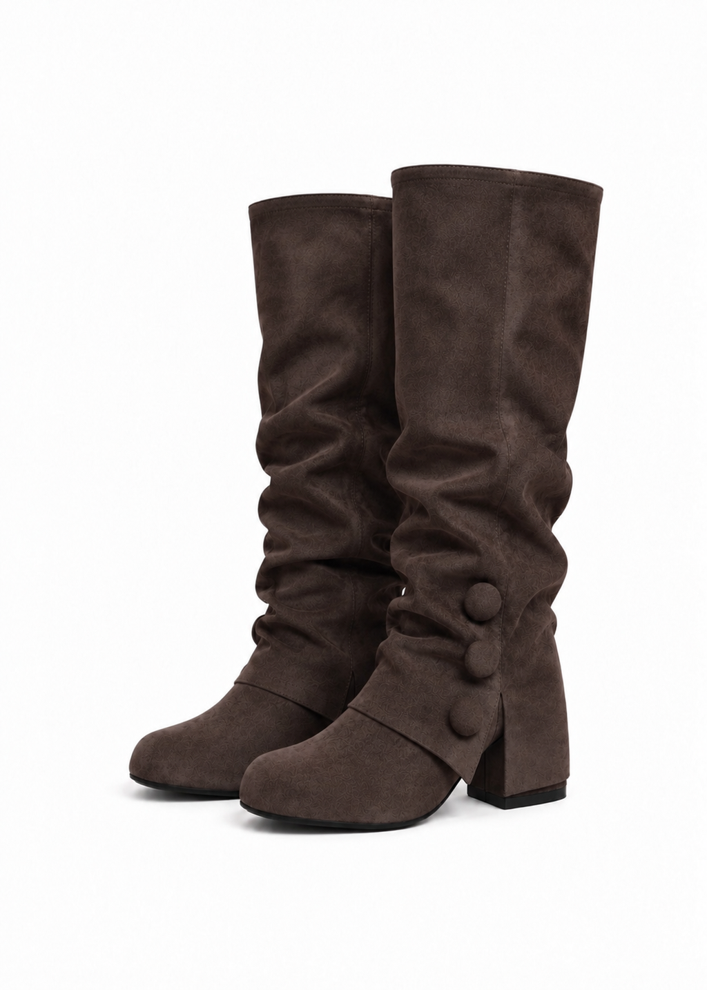 Velmora Button Slouch Boots