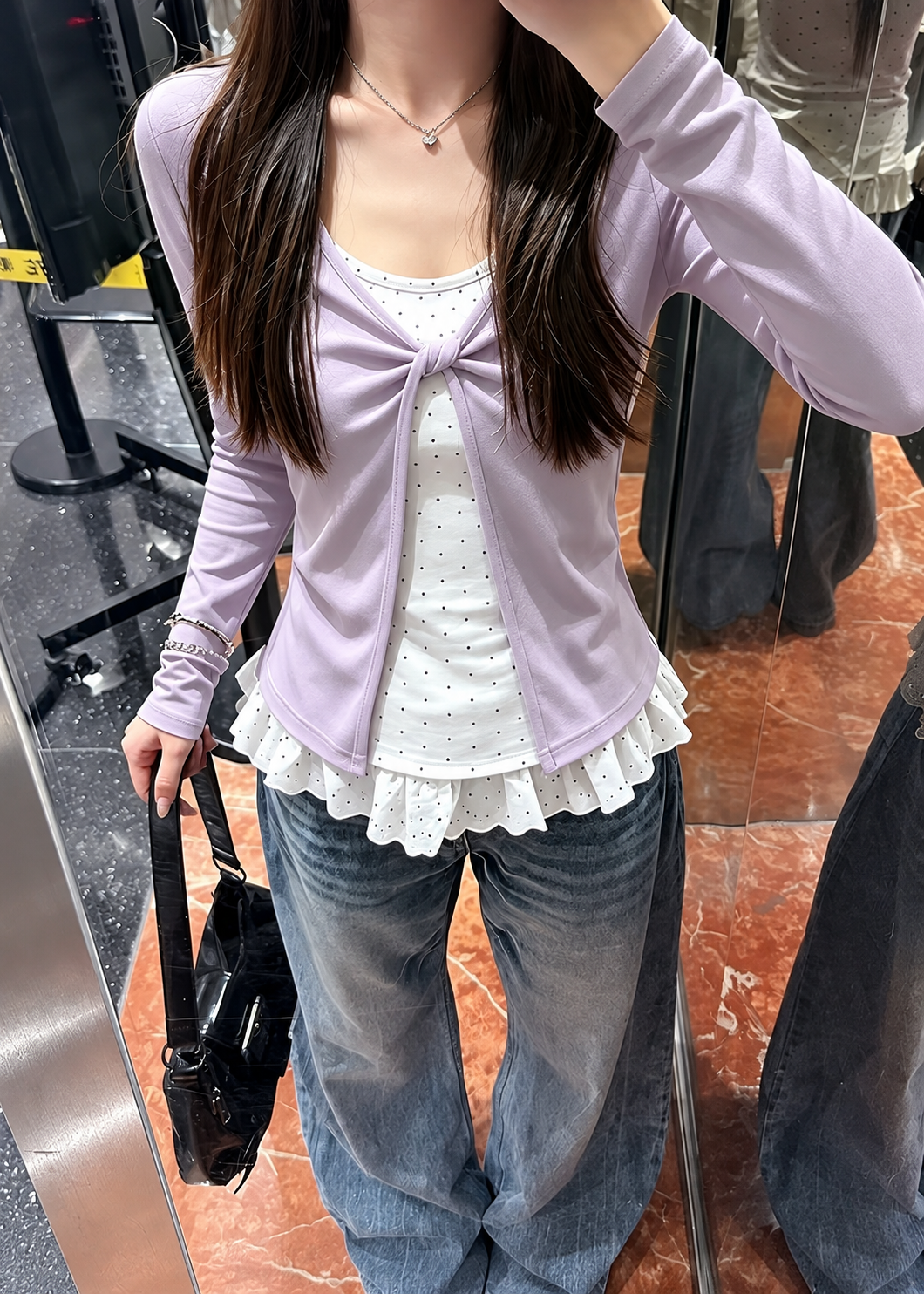 Luvielle Twist Layered Top