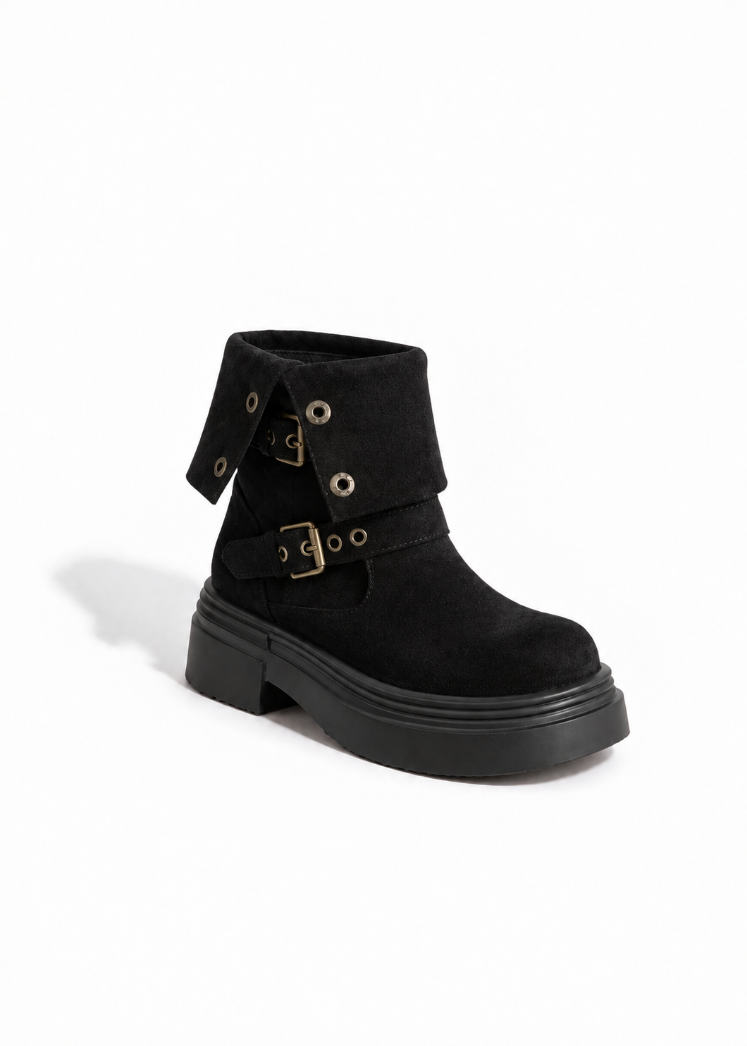 Velmora Fold Belt Boots