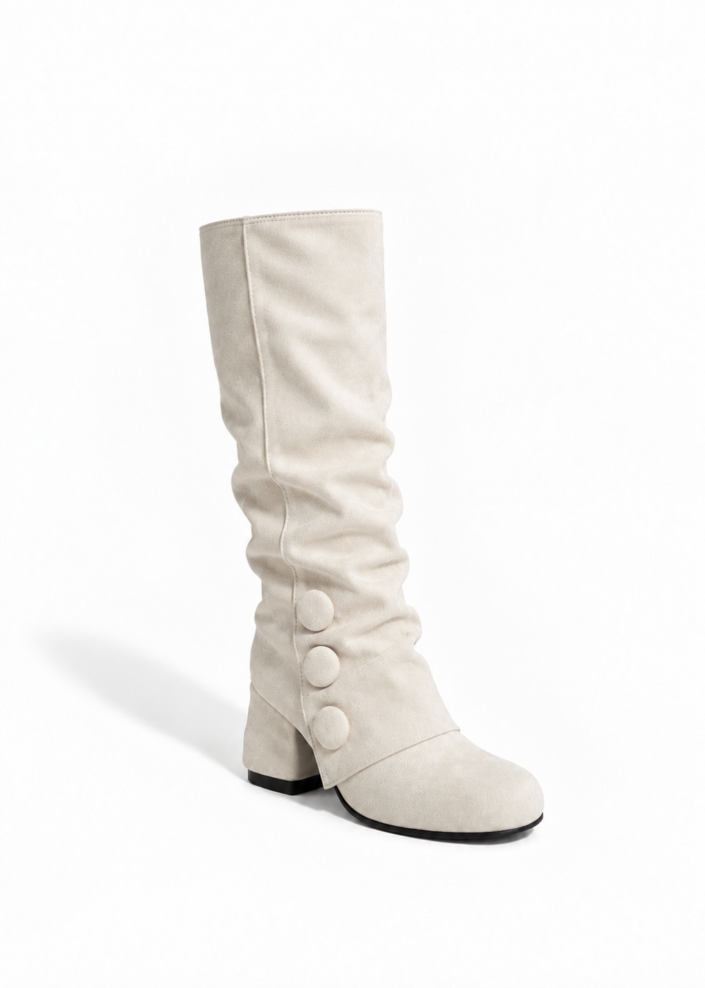 Velmora Button Slouch Boots