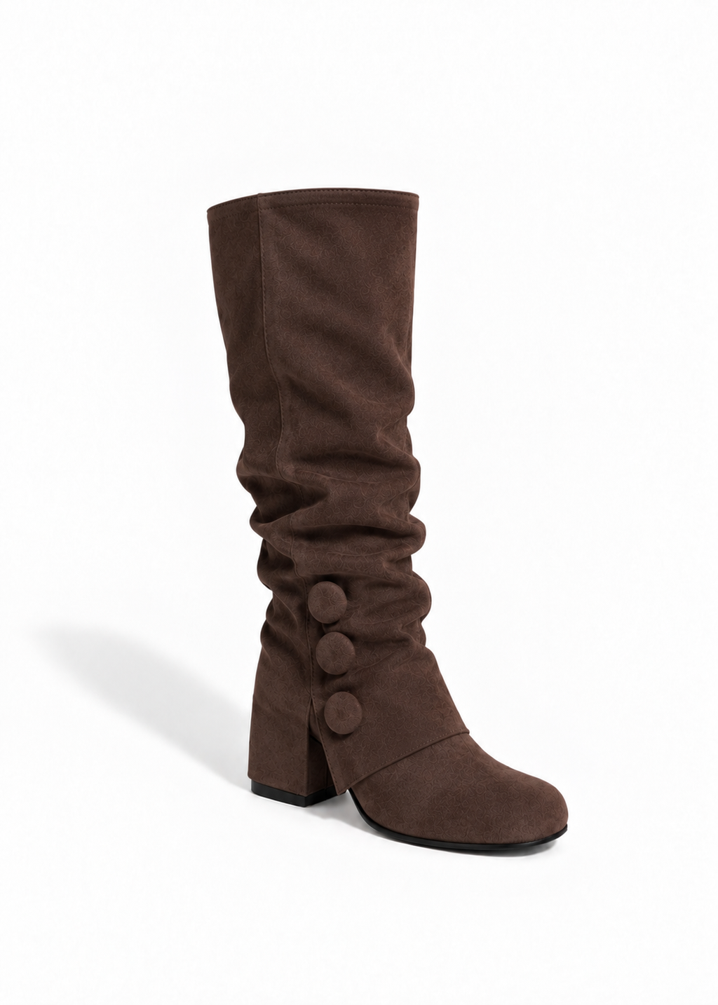 Velmora Button Slouch Boots
