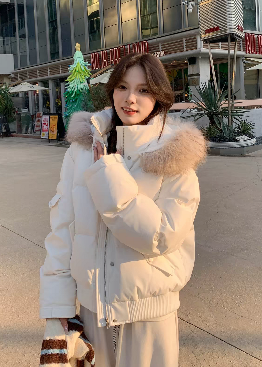Velmira Luxe Fur Puffer Jacket