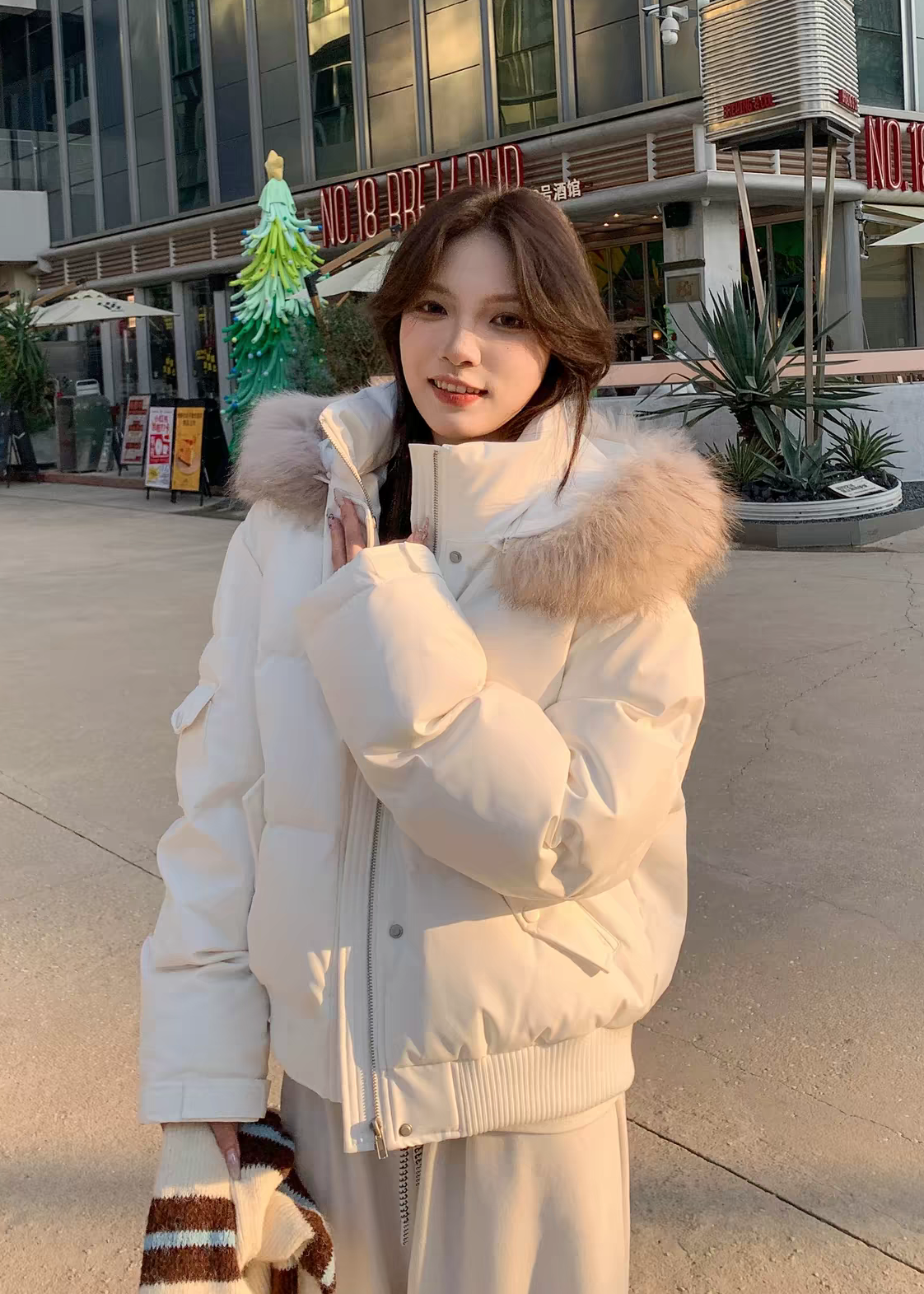 Velmira Luxe Fur Puffer Jacket