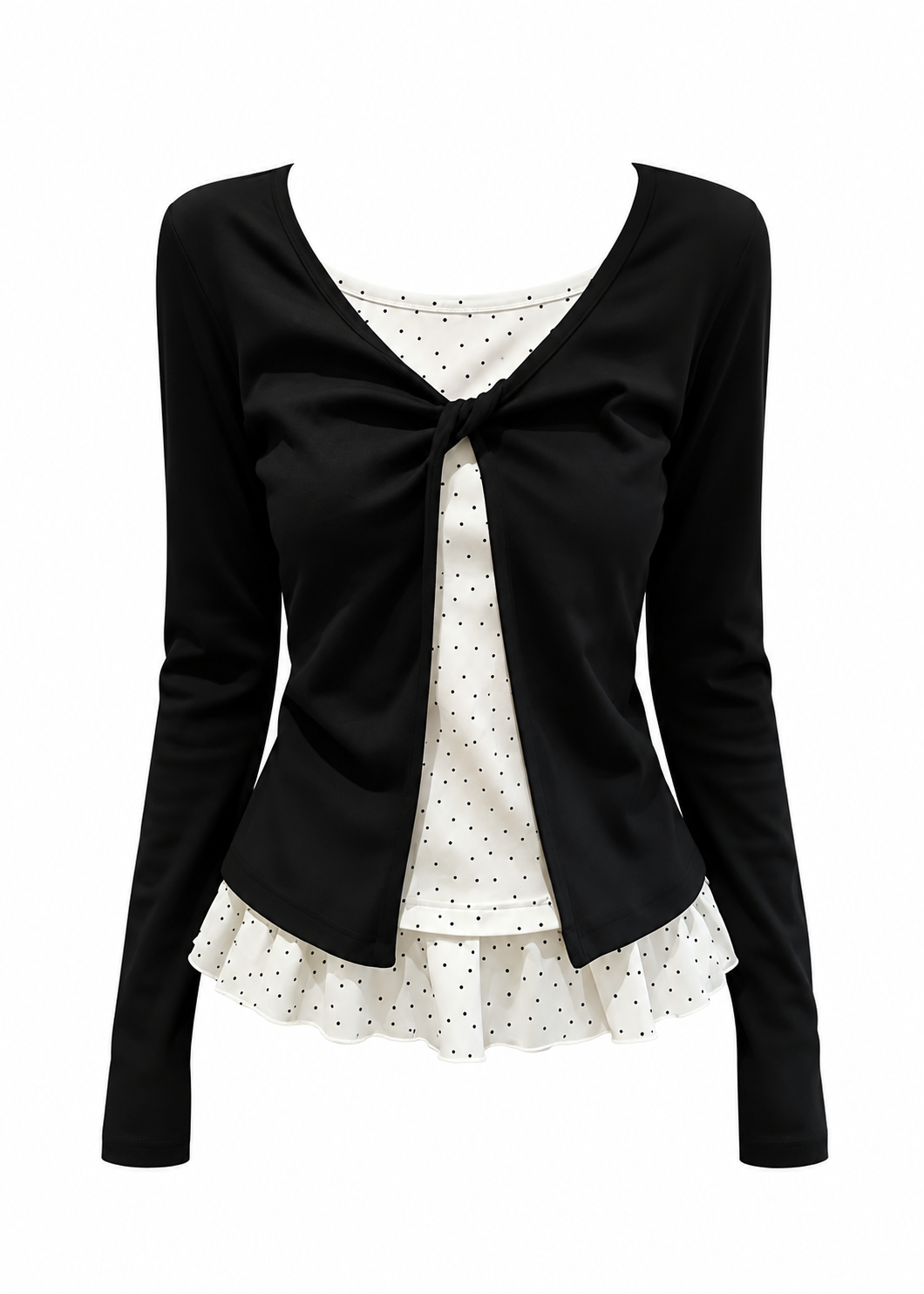 Luvielle Twist Layered Top