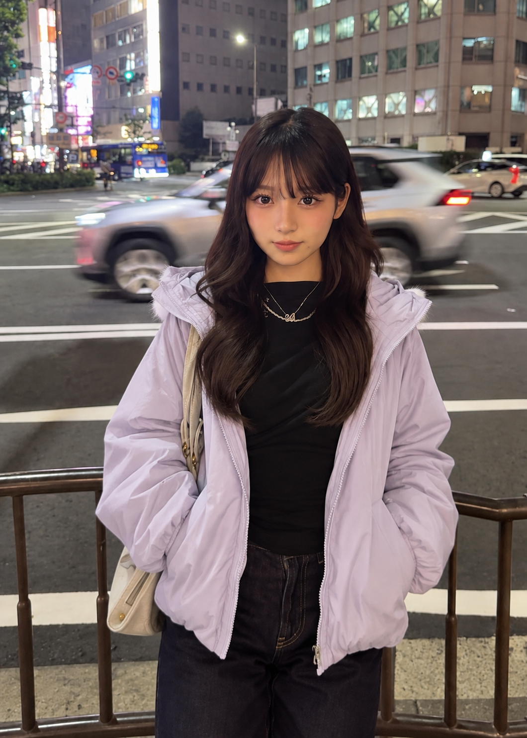 Vellora Fur Hood Puffer Jacket