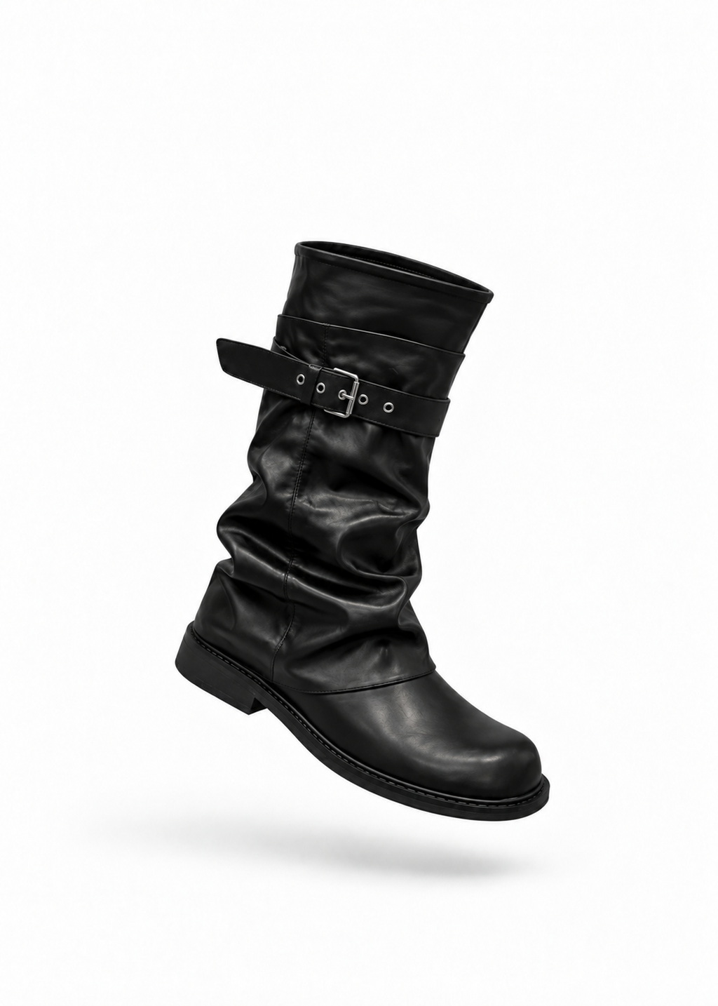 Velsia buckle slouch boots