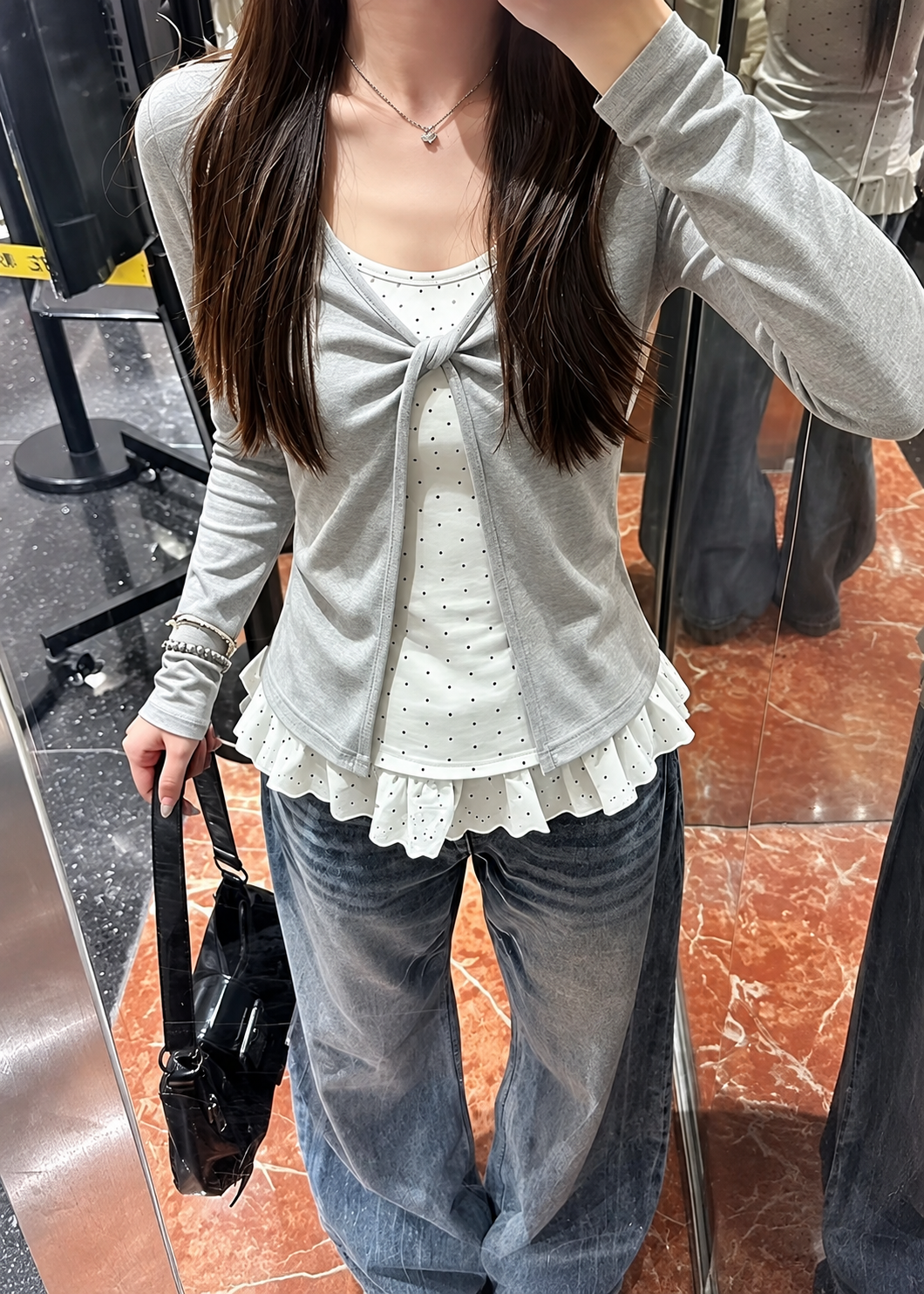 Luvielle Twist Layered Top